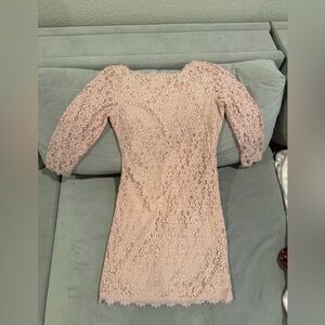 Eliza J Light Pink Lace Dress Size 4